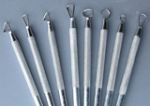Chinese Clay Art Mini Ribbon Tools - set of 8