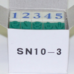 Chinese Clay Art Stamp - Medium Numbers