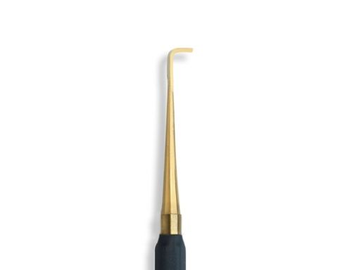 Xiem Korean Atelier Detail Carving Tool Titanium Fused Ultra-Sharp Flat Hook Blade (XST-29)